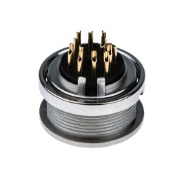 50 pcs - Lumberg, KFV 12 Pole M16 Din Socket, DIN EN 60529, 3A, 60 V ac IP40, Female, Panel Mount