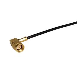 1 pcs - Huber+Suhner, Plug Cable SMA Connector, Crimp Termination, Right Angle Body