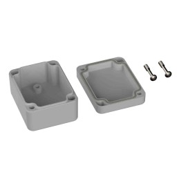 1 pcs - RS PRO Grey ABS General Purpose Enclosure, IP66, IK07, Grey Lid, 50 x 65 x 35mm