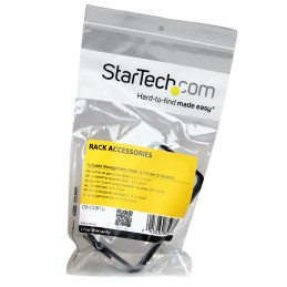 1 pcs - StarTech.com Steel Cable Management Ring for Use with Server Racks and Cabinets, Wiring Closets, Network Distribution