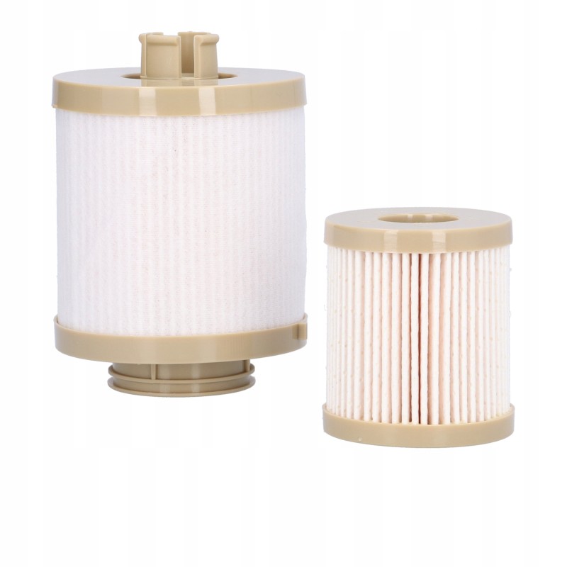 Fuel filter with sealing rings