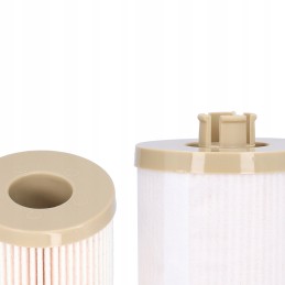 Fuel filter with sealing rings