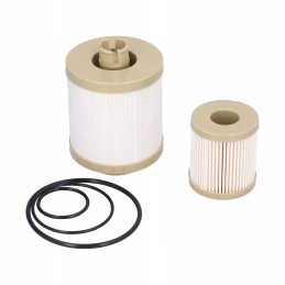 Fuel filter with sealing rings