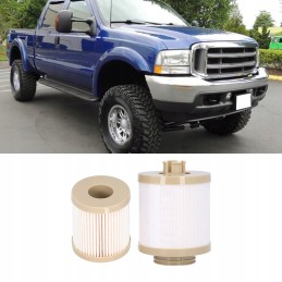Fuel filter with sealing rings