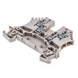 1 Pack of 5 - Weidmuller WDU Series Brown Feed Through Terminal Block, 1.5mm², Single-Level, Screw Termination