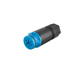 50 pcs - Wieland RST 08i2/3 Series Circular Connector, 3-Pole, Female, Cable Mount, 8A, IP66, IP68, IP69