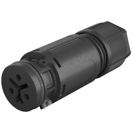50 pcs - Wieland RST 08i2/3 Series Circular Connector, 3-Pole, Female, Cable Mount, 8A, IP66, IP68, IP69