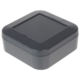 1 pcs - Takachi Electric Industrial WP Series Grey ABS Enclosure, IP67, Grey Lid, 100 x 100 x 40mm
