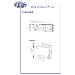 1 Box of 1 - GEORGIN GT 45000 Series Universal Transmitter, RTD, Thermocouple Input, Analogue Output