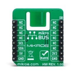 1 Box of 1 - MikroElektronika Temp & Hum 18 Click Temperature & Humidity Sensor Add On Board for HS3003 MikroBUS