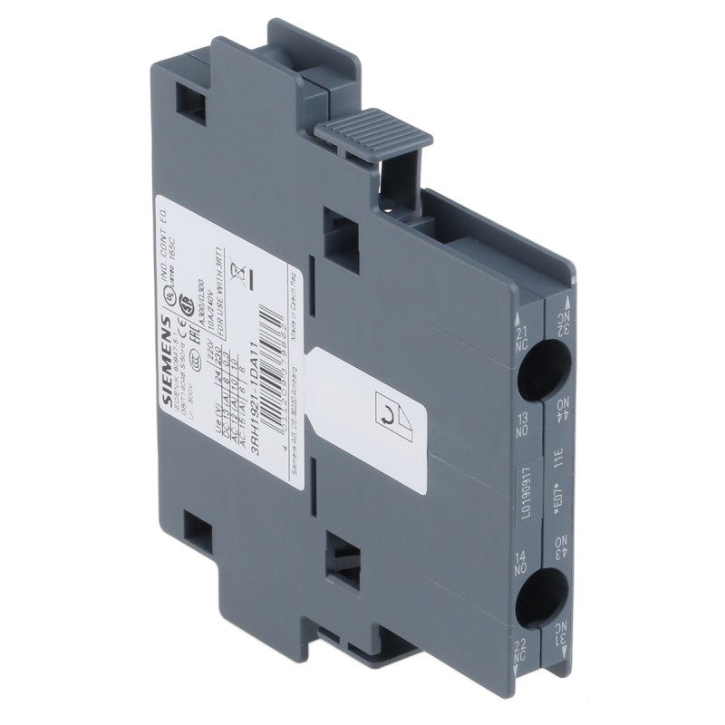 1 pcs - Siemens Auxiliary Switch Block, Sirius Classic