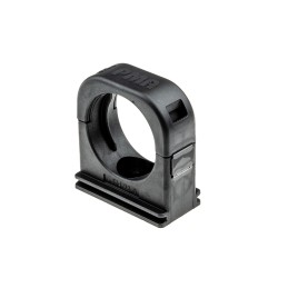 1 Pack of 4 - PMA Black Nylon Mount Clip, 25mm Max. Bundle