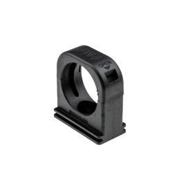 1 Pack of 4 - PMA Black Nylon Mount Clip, 25mm Max. Bundle