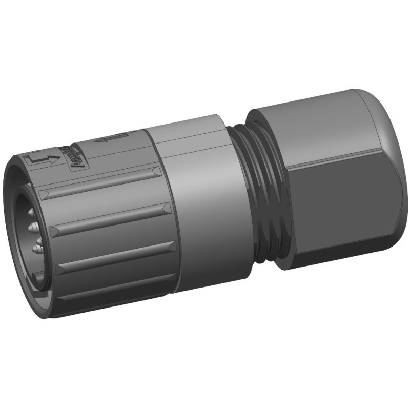 50 pcs - Amphenol Industrial Circular Connector, 7 Contacts, Cable Mount, M16 Connector, Plug, Male, IP68, Quicklock Signalmate