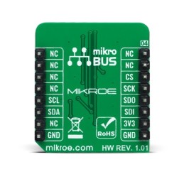 1 Box of 1 - MikroElektronika Environment 3 Click Humidity Sensor, Pressure Sensor, Temperature Sensor Add On Board for BME688