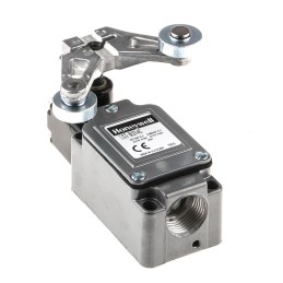 1 pcs - Honeywell LS Series Fork Roller Lever Limit Switch, NO/NC, IP67, SPDT, Die Cast Zinc Housing, 480V ac Max, 10A Max
