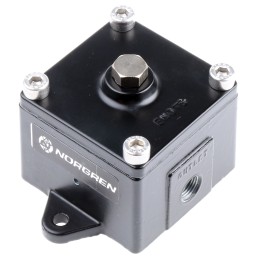 1 pcs - Norgren 04 series 0.2ms to 0.4ms Pneumatic Timer, 10 bar max