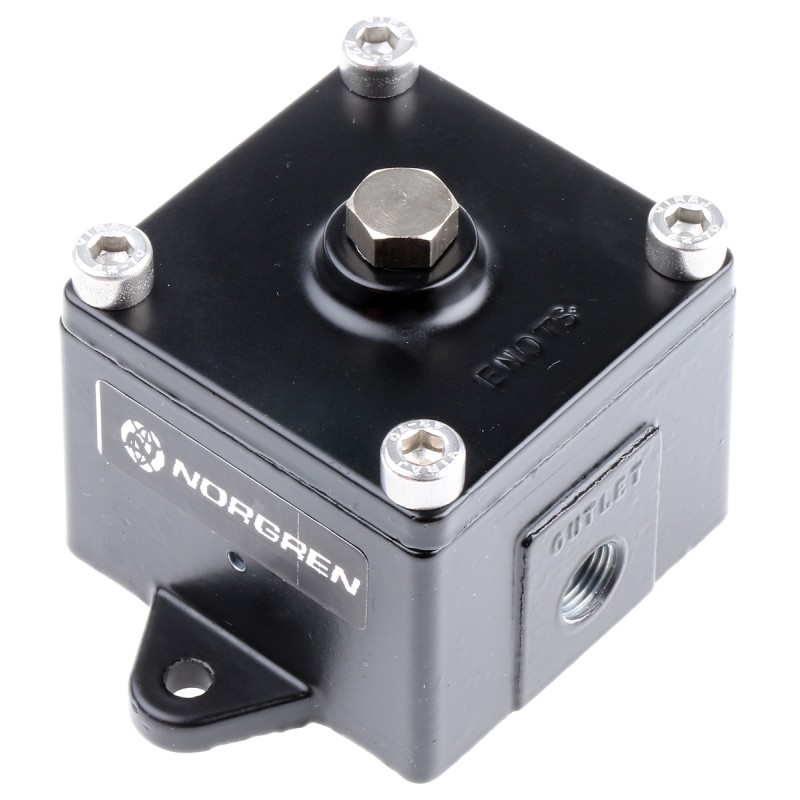 1 pcs - Norgren 04 series 0.2ms to 0.4ms Pneumatic Timer, 10 bar max