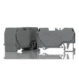 1 Pack of 5 - Wago 280 Series Grey Feed Through Terminal Block, 2.5mm², 1-Level, Cage Clamp Termination