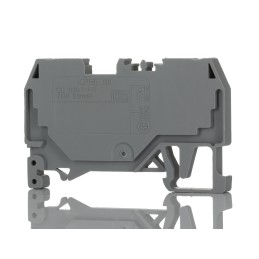 1 Pack of 5 - Wago 280 Series Grey Feed Through Terminal Block, 2.5mm², 1-Level, Cage Clamp Termination