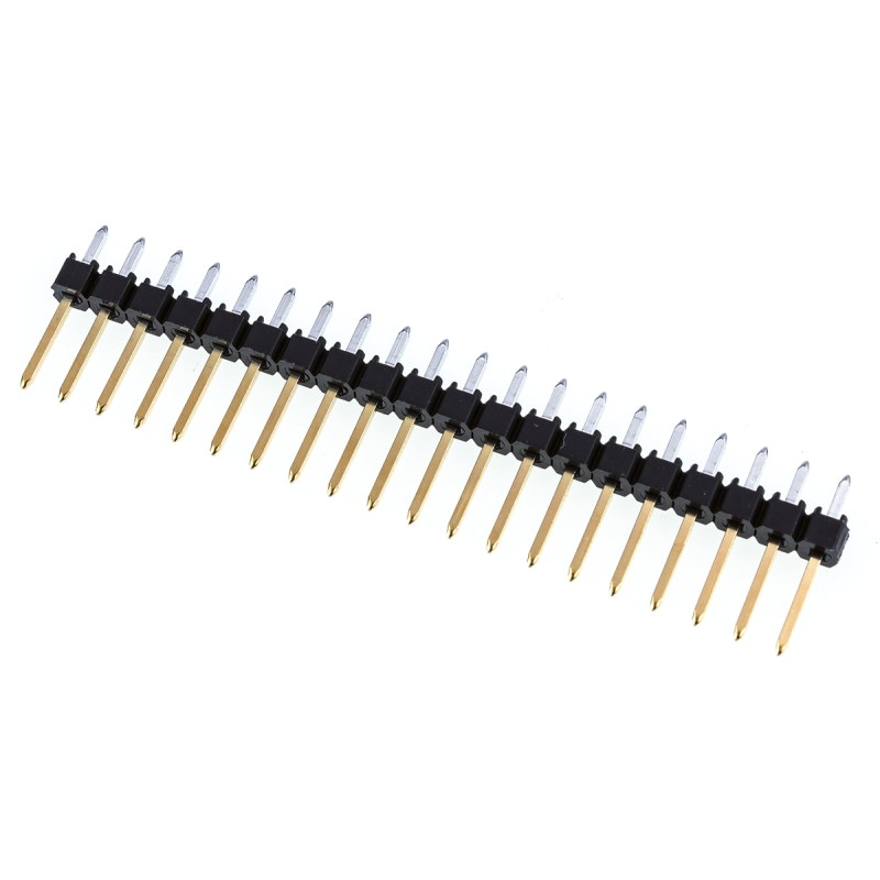200 pcs - Molex C-Grid III Series Straight Through Hole Pin Header, 20 Contact(s), 2.54mm Pitch, 1 Row(s), Unshrouded