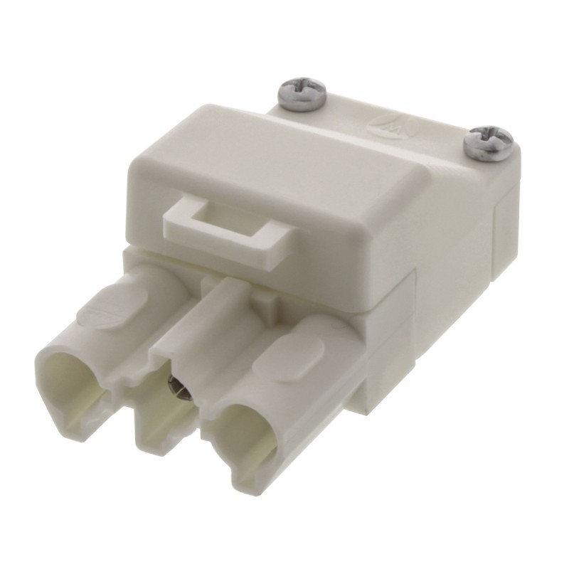 1 Pack of 5 - Wieland ST18 Series Connector, 3-Pole, Female, Cable Mount, 16A, IP20