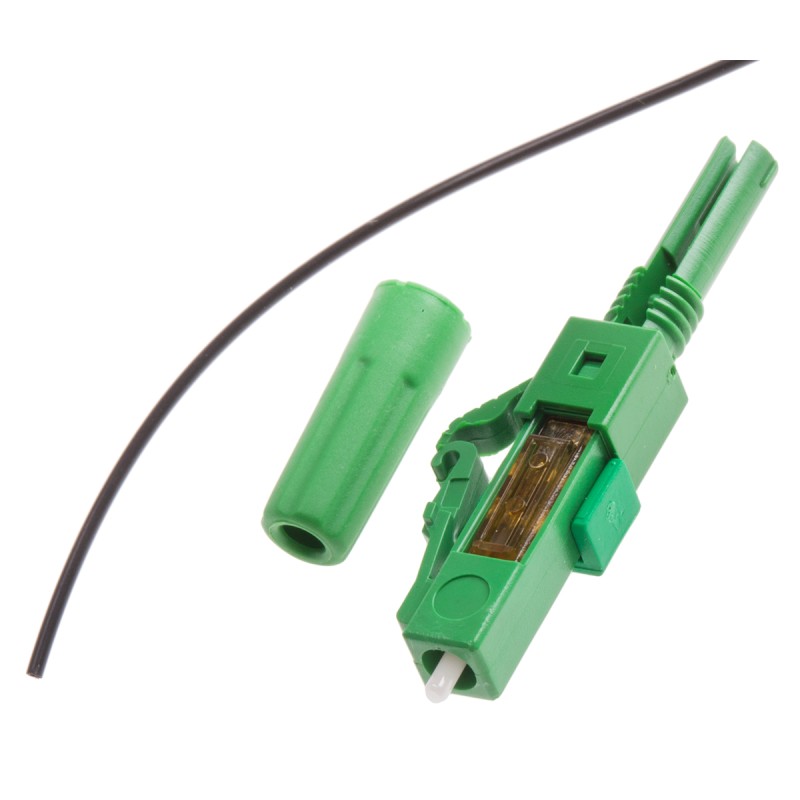 1 pcs - RS PRO, LC, APC Single Mode Simplex Fibre Optic Connector 9/125μm Fibre Size, ≤ 0.4dB Insertion Loss