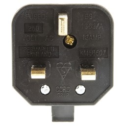 1 Pack of 5 - Masterplug UK Mains Plug, 13A, Cable Mount, 250 V ac
