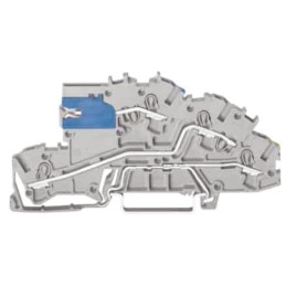 1 Pack of 5 - Wago TOPJOB S, 2003 Series Grey Multi Level Terminal Block, 2.5mm², Triple-Level, Push-In Cage Clamp Termination