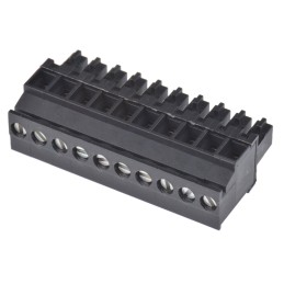 50 pcs - Weidmuller 3.81mm Pitch 10 Way Right Angle Pluggable Terminal Block, Plug, Cable Mount, Screw Termination