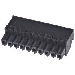 50 pcs - Weidmuller 3.81mm Pitch 10 Way Right Angle Pluggable Terminal Block, Plug, Cable Mount, Screw Termination