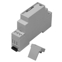 1 pcs - RS PRO Solid Top Enclosure Type, 17.5 x 90 x 58mm, Polycarbonate DIN Rail Enclosure Kit