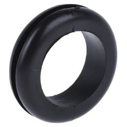 1 Box of 100 - RS PRO Black PVC 20mm Cable Grommet for Maximum of 16mm Cable Dia.