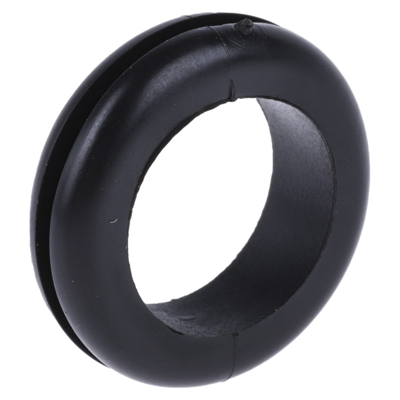 1 Box of 100 - RS PRO Black PVC 20mm Cable Grommet for Maximum of 16mm Cable Dia.
