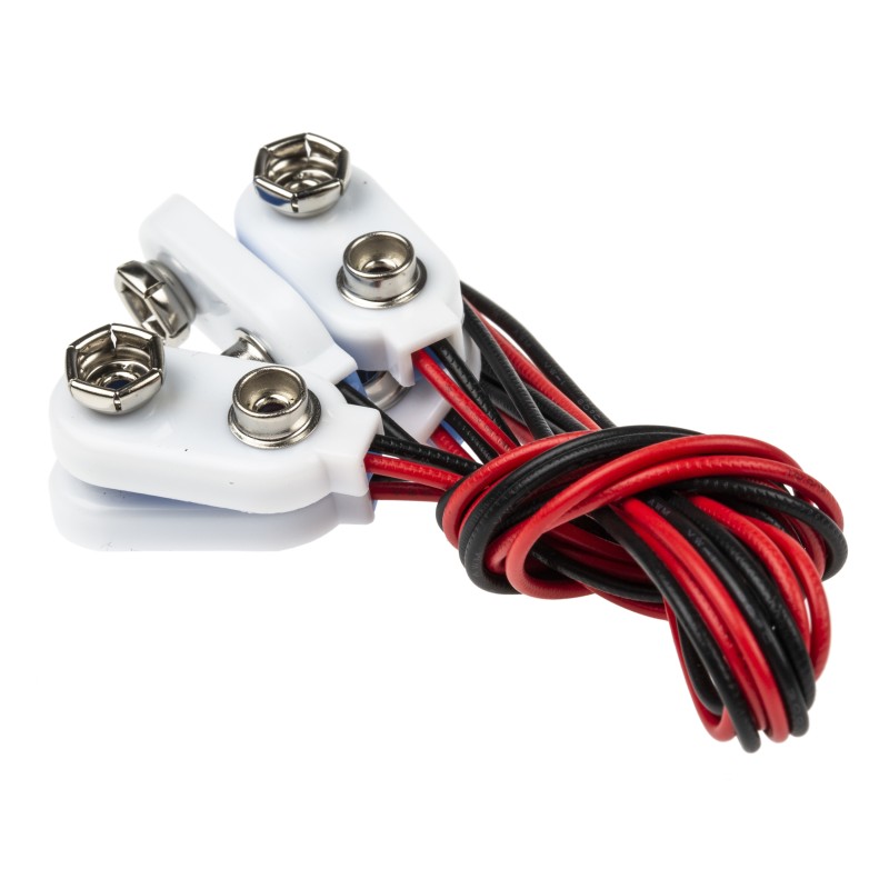 1 Pack of 5 - RS PRO Press Stud 9V PP3 Battery Contact