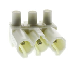 1 Pack of 5 - Wieland GST18 Series Connector, 3-Pole, Male, Cable Mount, 20A, IP20