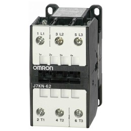 1 pcs - Omron Contactor, 24 V dc Coil, 3-Pole, 62 A, 30 kW