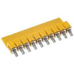 1 Pack of 5 - Weidmuller WQV Series Jumper Bar for Use with DIN Rail Terminal Blocks, 32A