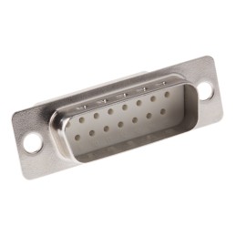 5 pcs - MH Connectors MHD 15 Way Cable Mount D-sub Connector Plug, 2.77mm Pitch