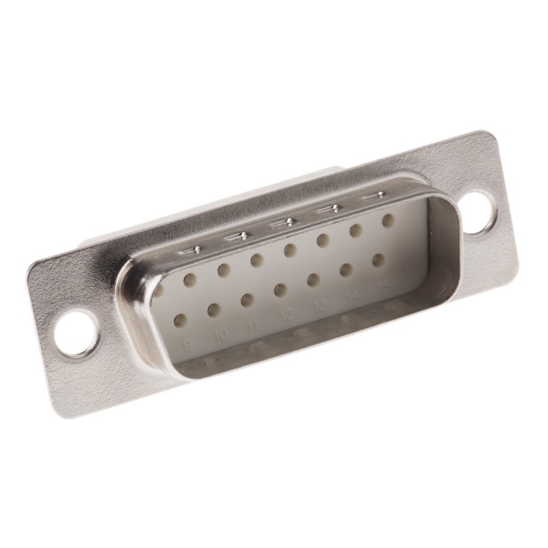 5 pcs - MH Connectors MHD 15 Way Cable Mount D-sub Connector Plug, 2.77mm Pitch