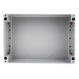 1 pcs - RS PRO Aluminium Enclosure, IP65, IP66, IP67, IP68, Grey Lid, 111 x 330 x 230mm