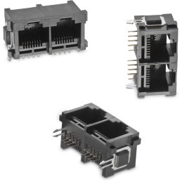 1 pcs - Wurth Elektronik WR-MJ Series Female RJ45 Connector, PCB Mount, Nickel Plated Brass Shield