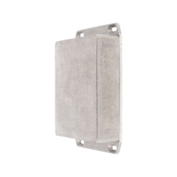 1 pcs - Hammond 1590 Series Natural Die Cast Aluminium Enclosure, IP54, Flanged, Natural Lid, 118.5 x 93.5 x 30mm