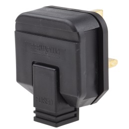 1 Pack of 5 - Masterplug UK Mains Plug, 13A, Cable Mount, 250 V ac
