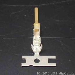 1 Pack of 50 - JST J2000 Series Male Crimp Terminal, 22 - 18AWG Max