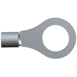 1 Pack of 5000 - TE Connectivity, SOLISTRAND Uninsulated Ring Terminal, M10 Stud Size, 2.6mm² to 6.6mm² Wire Size