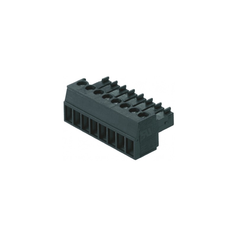 50 pcs - Weidmuller 3.81mm Pitch 8 Way Pluggable Terminal Block, Plug, Cable Mount, Screw Termination