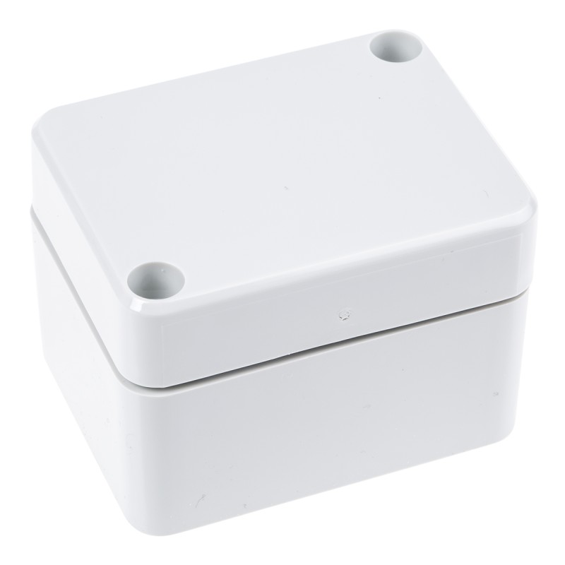 1 pcs - Fibox Euronord II Series Grey Polycarbonate Enclosure, IP66, IP67, Grey Lid, 65 x 50 x 45mm