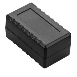 1 pcs - RS PRO Black ABS Enclosure, Black Lid, 31.5 x 56.5 x 27.2mm