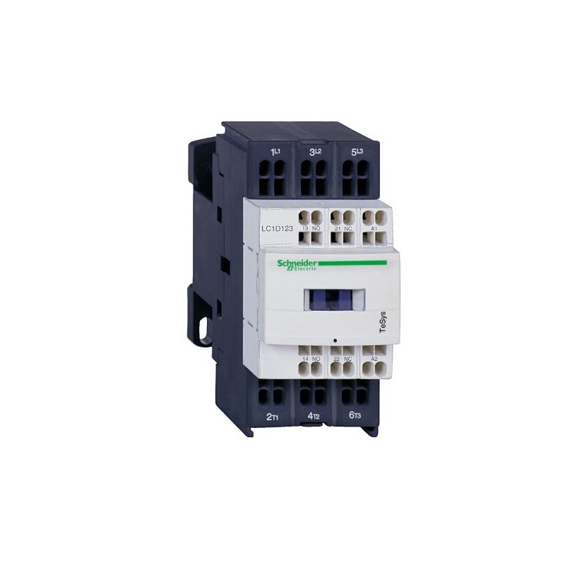 1 pcs - Schneider Electric Contactor, 24 V Coil, 3-Pole, 32 A, 7.5 kW, 3NO
